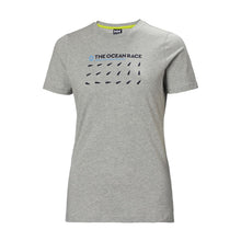 Koszulka damska HELLY HANSEN W The Ocean Race T-Shirt szara
