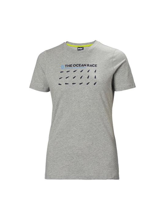 Koszulka damska HELLY HANSEN W The Ocean Race T-Shirt szara
