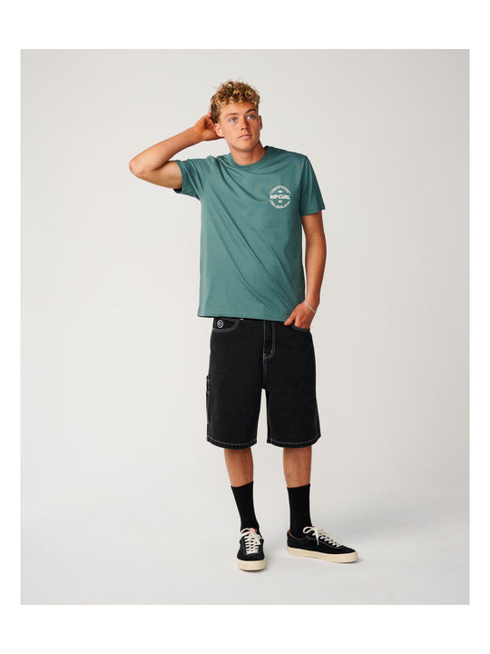 Koszulka męska RIP CURL Staple Tee zielona

