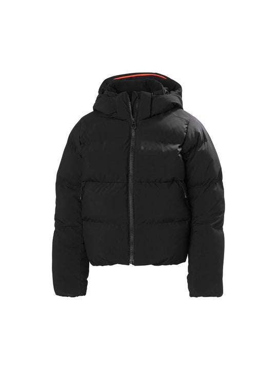 Kurtka narciarska dziewczęca HELLY HANSEN JR GIRL NORA PUFFY JACKET czarna
