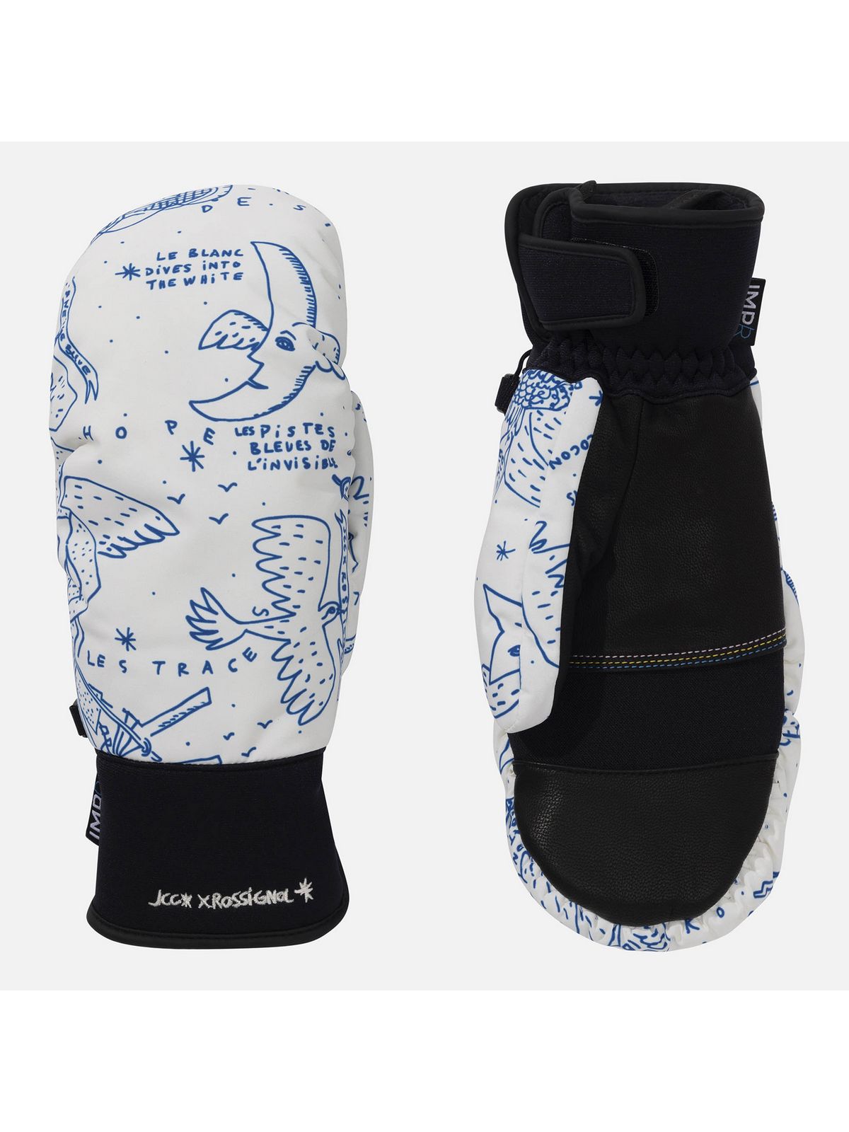 Rękawice narciarskie damskie ROSSIGNOL W JCC MITTEN białe