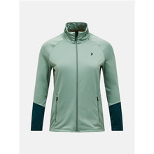 Bluza damska PEAK PERFORMANCE W Rider Essentials Midlayer Zip Jacket kolor zielony
