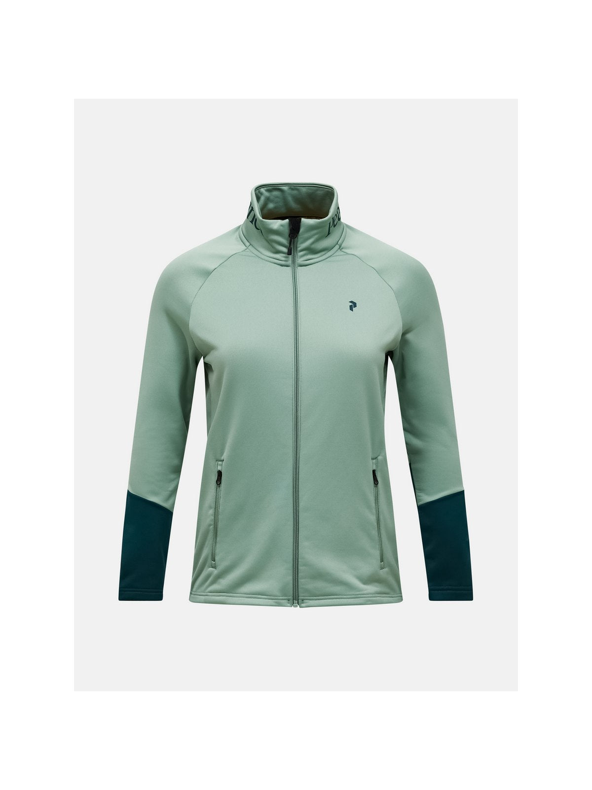 Bluza damska PEAK PERFORMANCE W Rider Essentials Midlayer Zip Jacket kolor zielony