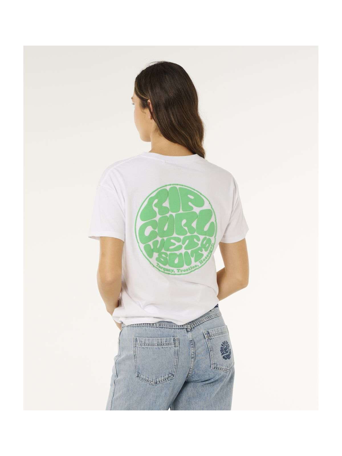 Koszulka damska RIP CURL Icons Of Surf Relaxed Tee biała