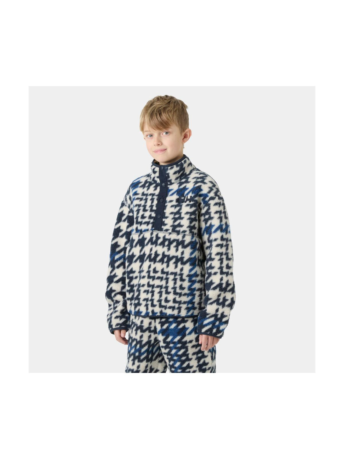 Polar dziecięcy HELLY HANSEN Jr Frosty Pile Sweater granatowy