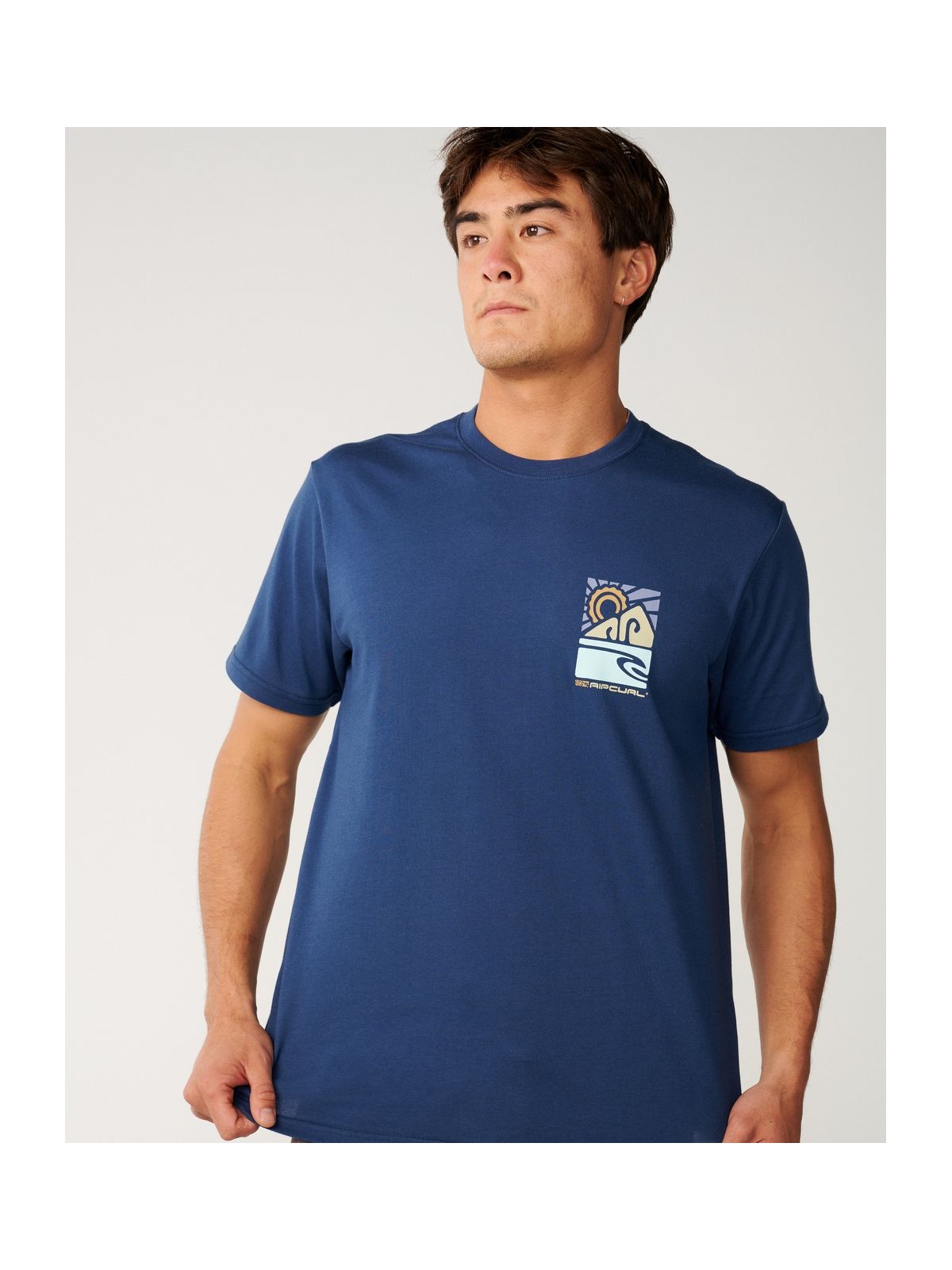 Koszulka męska RIP CURL S-Series Vaporcool Totem Tee granatowa
