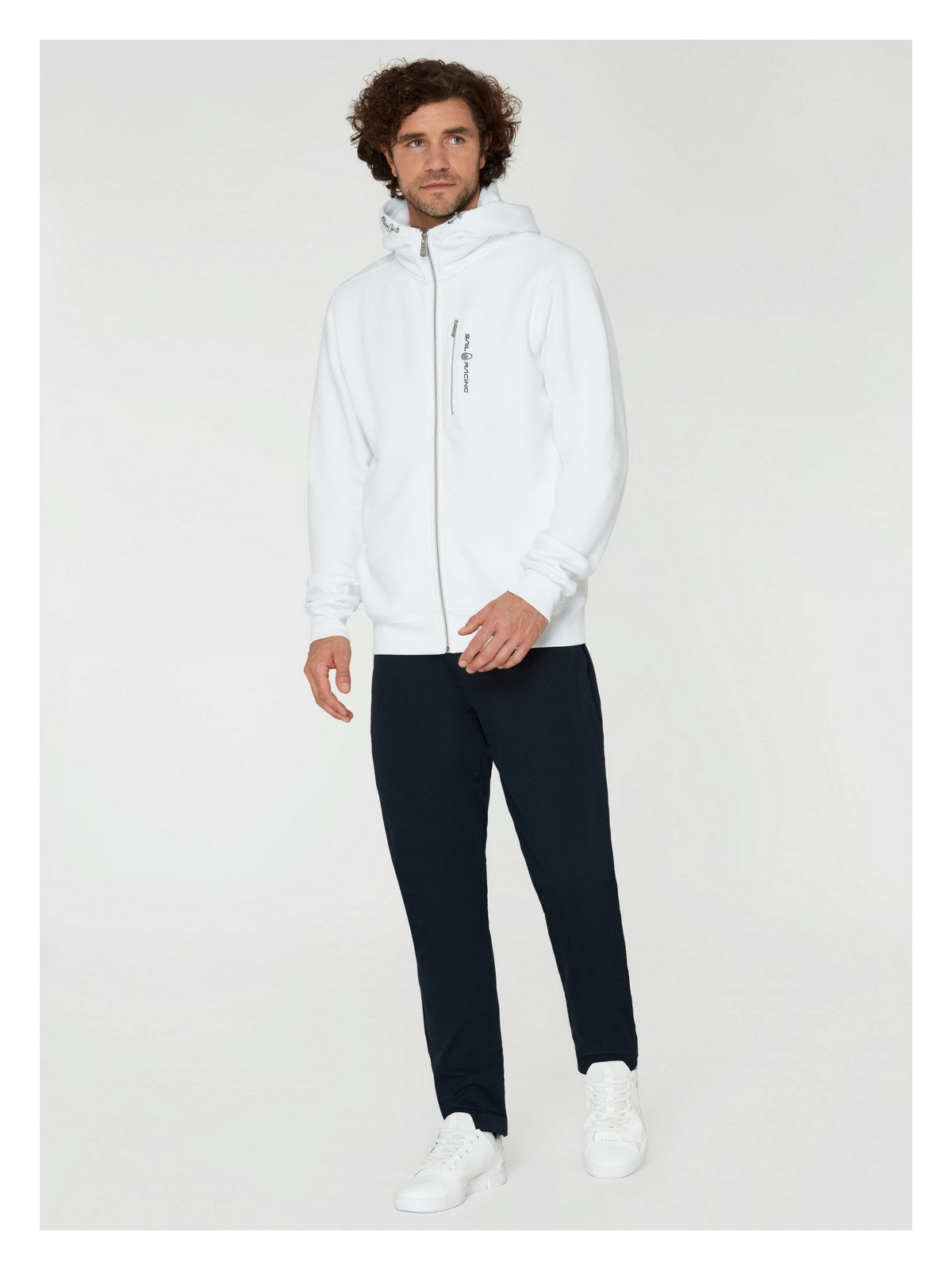 Bluza męska SAIL RACING M Bowman Zip Hood biała