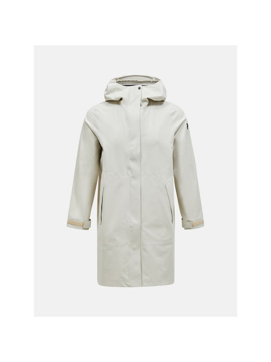 Płaszcz zimowy damski Peak Performance W Cloudburst Coat beżowy
