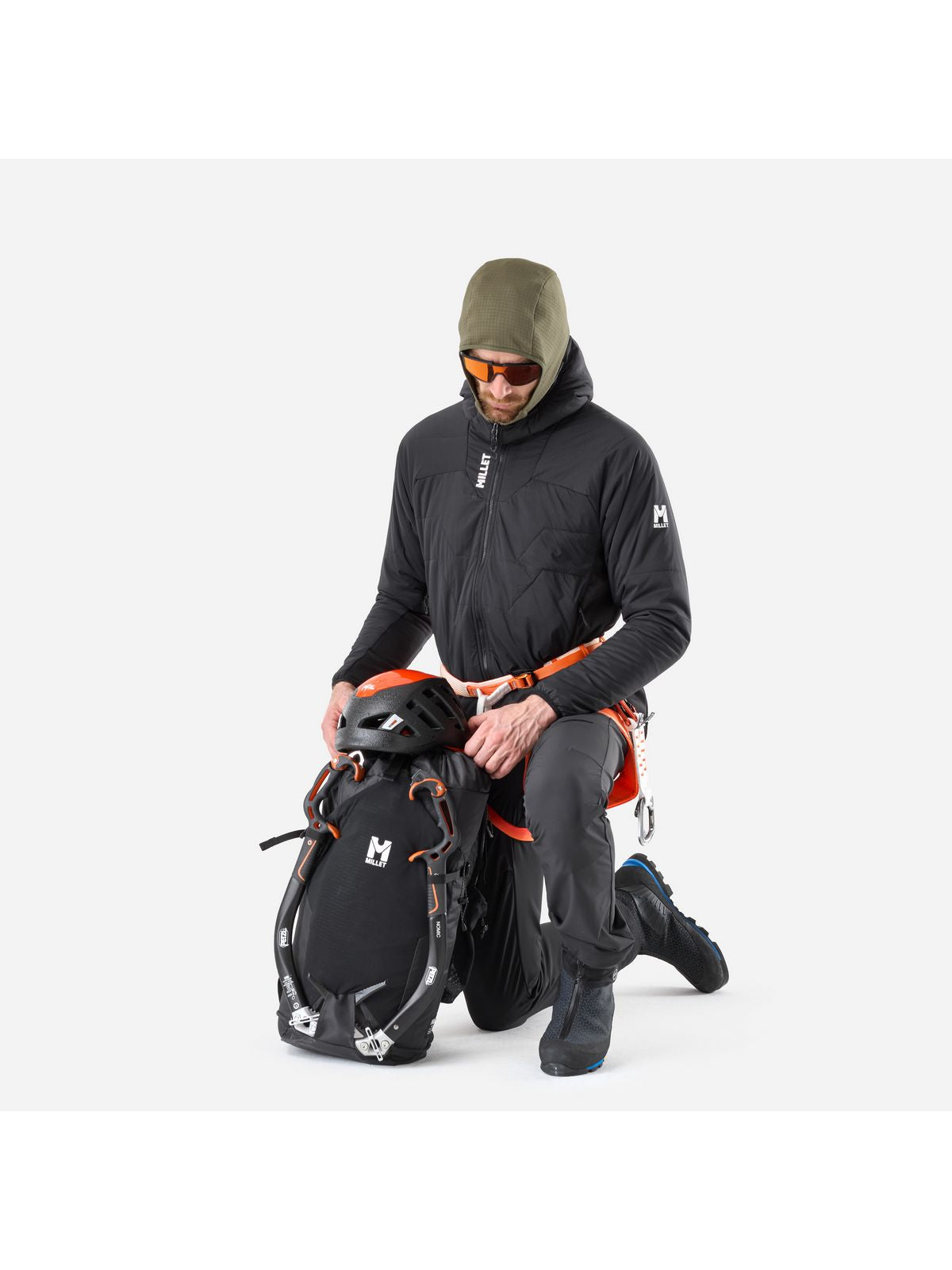 Kurtka męska MILLET M Kamet Primaloft Hoodie M czarna