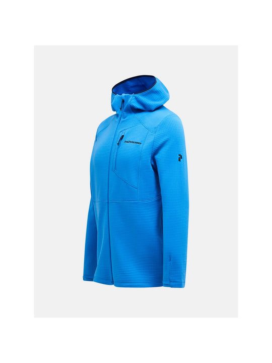 Bluza PEAK PERFORMANCE M Trail Polartec Zip Hood niebieski
