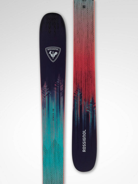 Narty ROSSIGNOL Sender 110 + wiązania LOOK Pivot 2.0 15 Gw B115 Bluesteel
