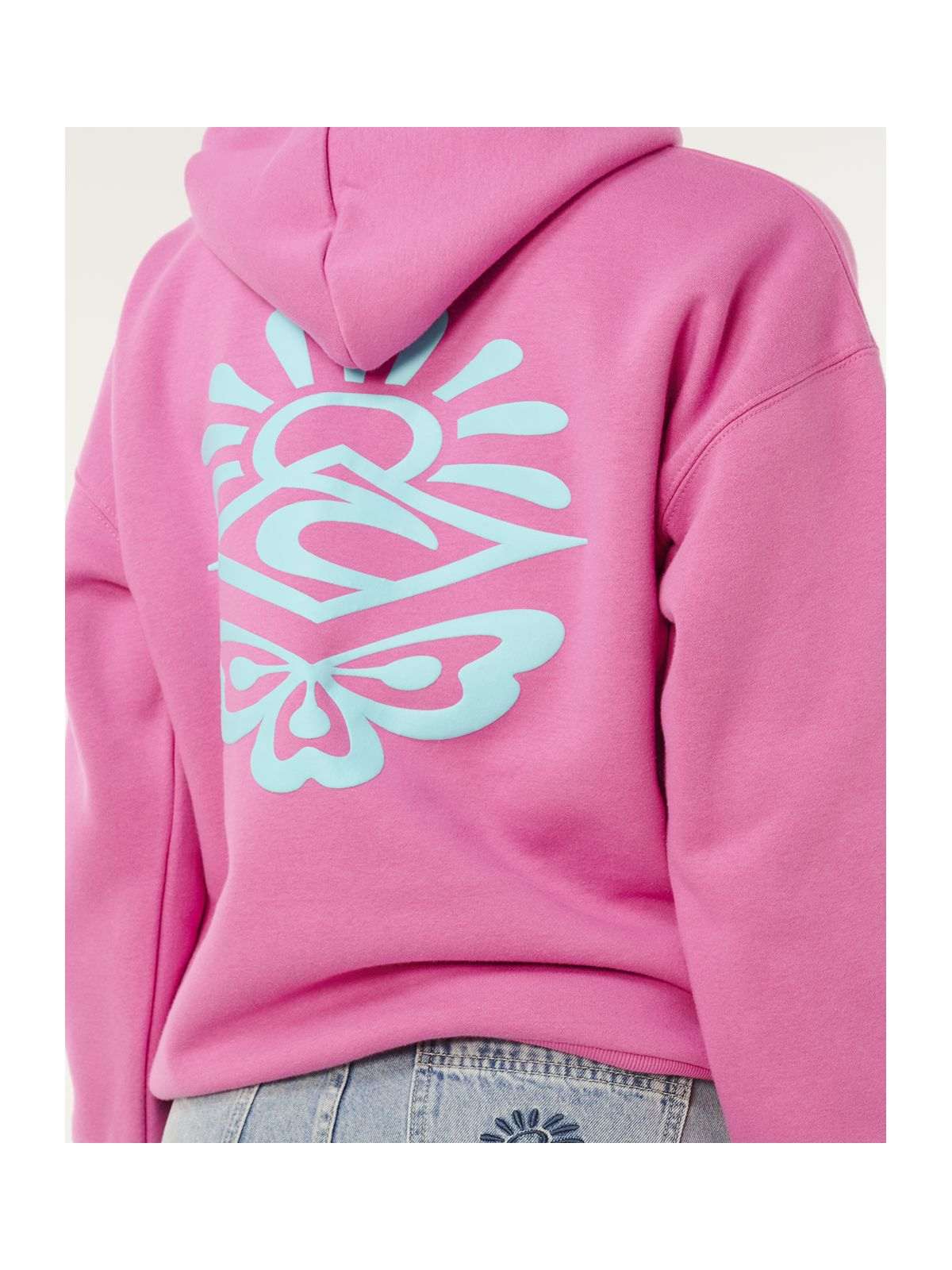 Bluza damska RIP CURL Icons Of Surf Heritage Hood różowa