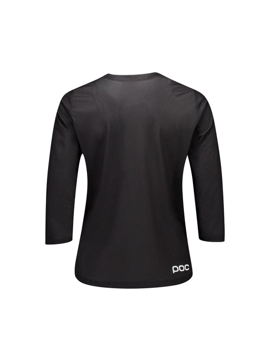 Koszulka rowerowa damska POC W's Motion Air 3/4 Jersey czarna
