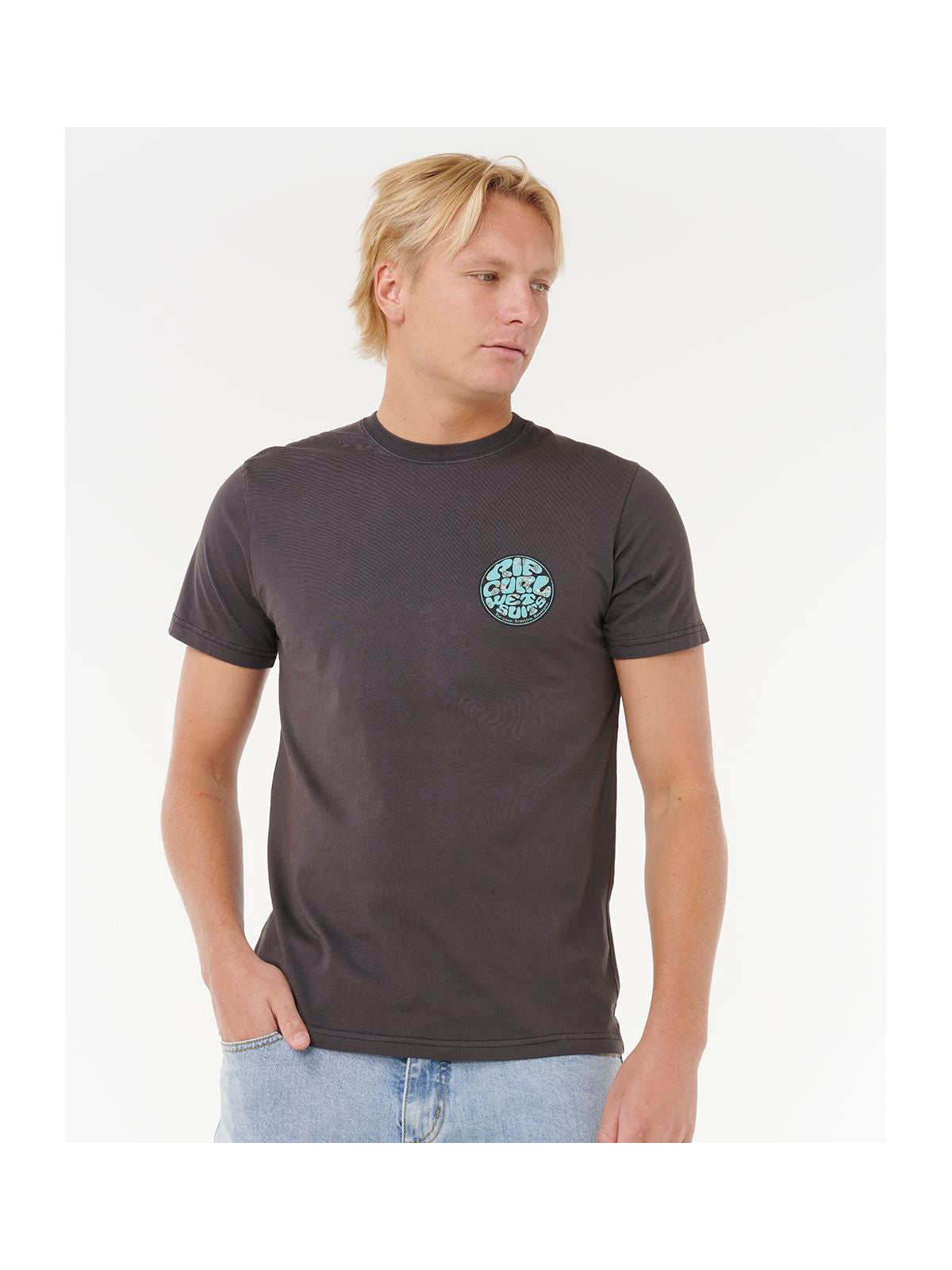 Koszulka RIP CURL WETTIE PASSAGE ICON TEE szara
