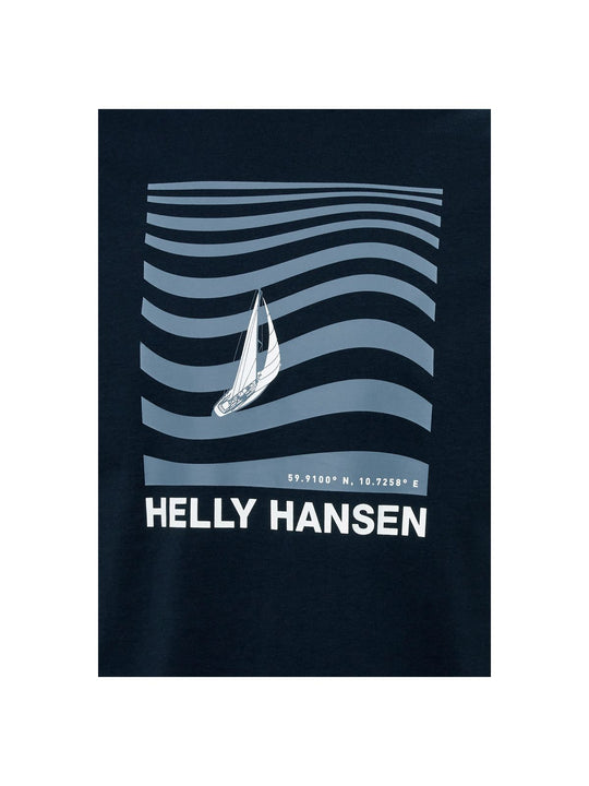 Koszulka HELLY HANSEN SHORELINE T-SHIRT 3. granatowy - Adventure Sports
