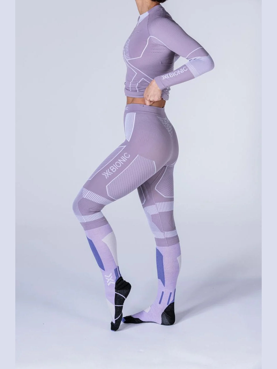 Legginsy termoaktywne damskie X-BIONIC Energy Accumulator Light Pants 3/4 Wmn