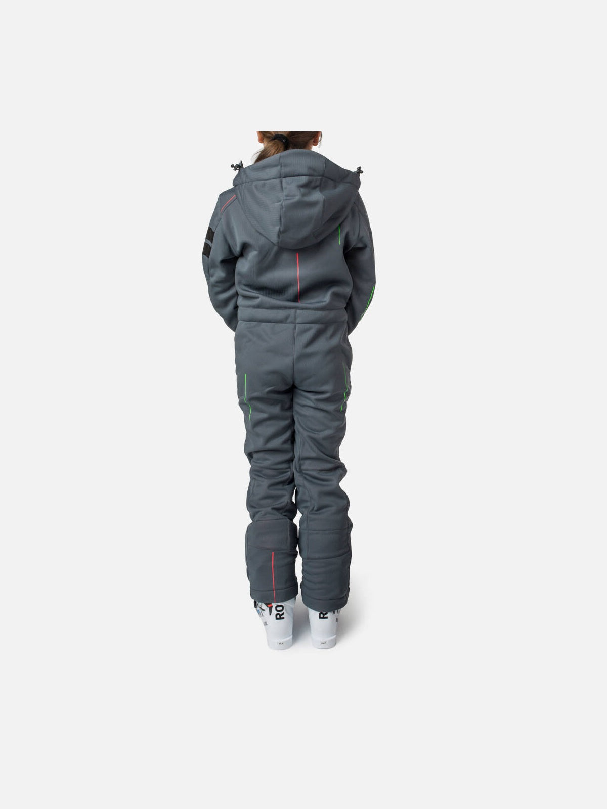 Strój narciarski jednoczęściowy softshell ROSSIGNOL One Piece Junior - szary