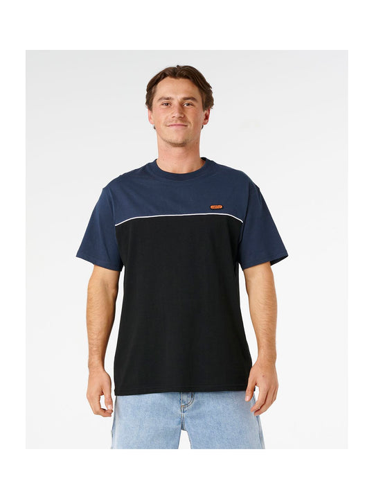 Koszulka męska RIP CURL Halfa Panel Beater Tee granatowa
