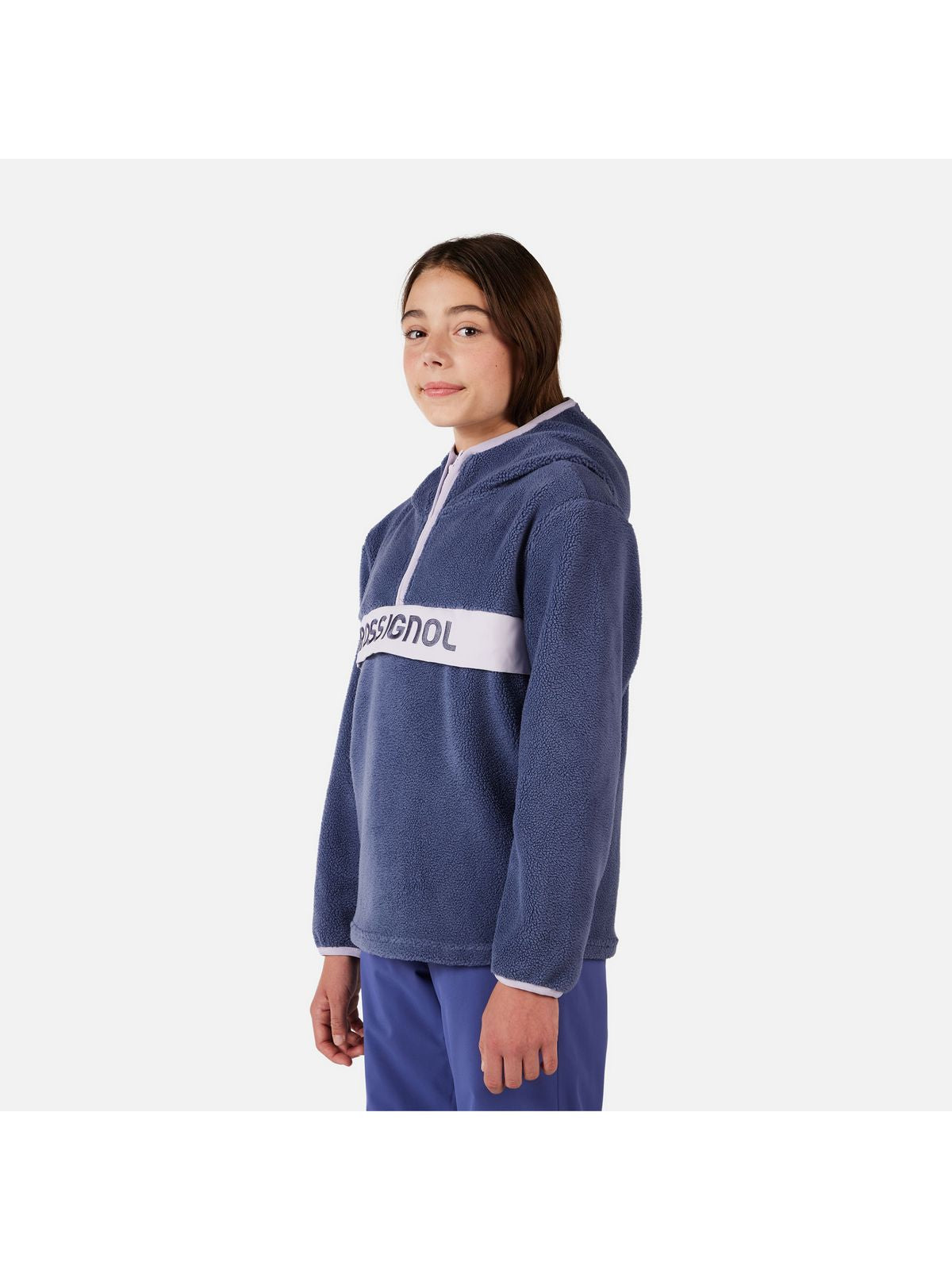 Bluza dziecięca ROSSIGNOL JR ALLTRACK ANORAK FLEECE niebieska