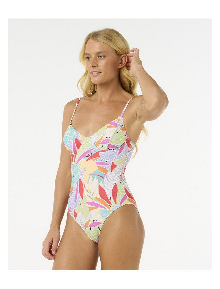 Kostium jednoczęściowy RIP CURL Cala Vadella D-Dd One Piece żółty