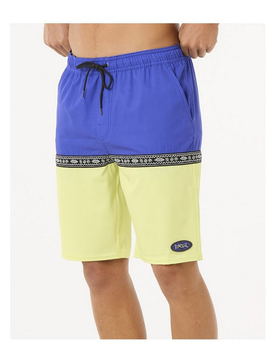 Szorty kąpielowe męskie RIP CURL Raw Energy Split Volley turkusowe
