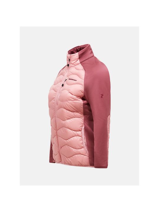 Kurtka damska puchowa PEAK PERFORMANCE W Helium Hybrid Down Jacket kolor różowy
