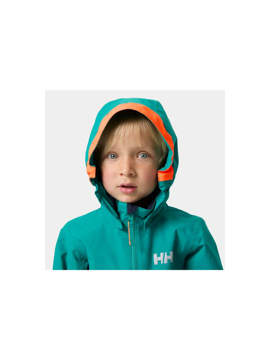 Kurtka dziecięca HELLY HANSEN K Shelter Ht Jacket zielona
