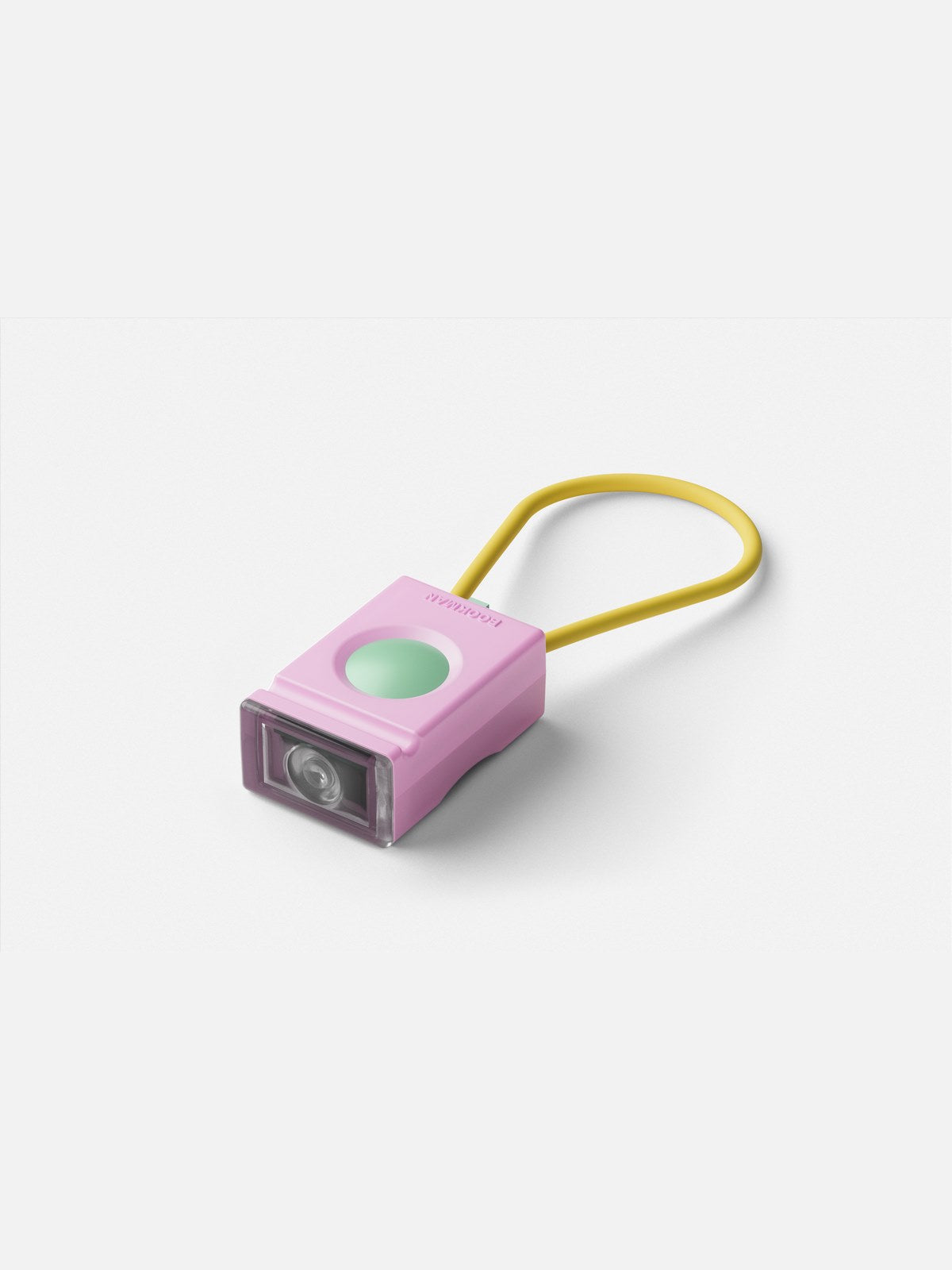 Lampka rowerowa BOOKMAN Block Light Front 50lm różowy