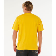 Koszulka męska RIP CURL Inner Visions Rotten Sun Tee żółta
