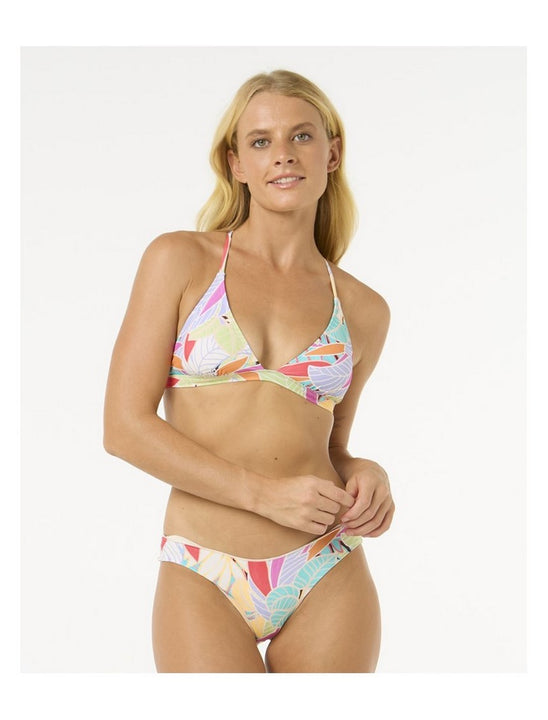 Stanik kąpielowy RIP CURL Cala Vadella X Back Tri turkusowy
