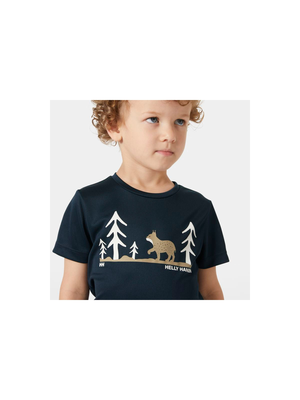 Koszulka HELLY HANSEN K HH TECH GRAPHIC T- granatowy - Adventure Sports