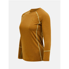 Koszulka Termiczna PEAK PERFORMANCE Magic Crew Wool-blend Baselayer Women brązowy
