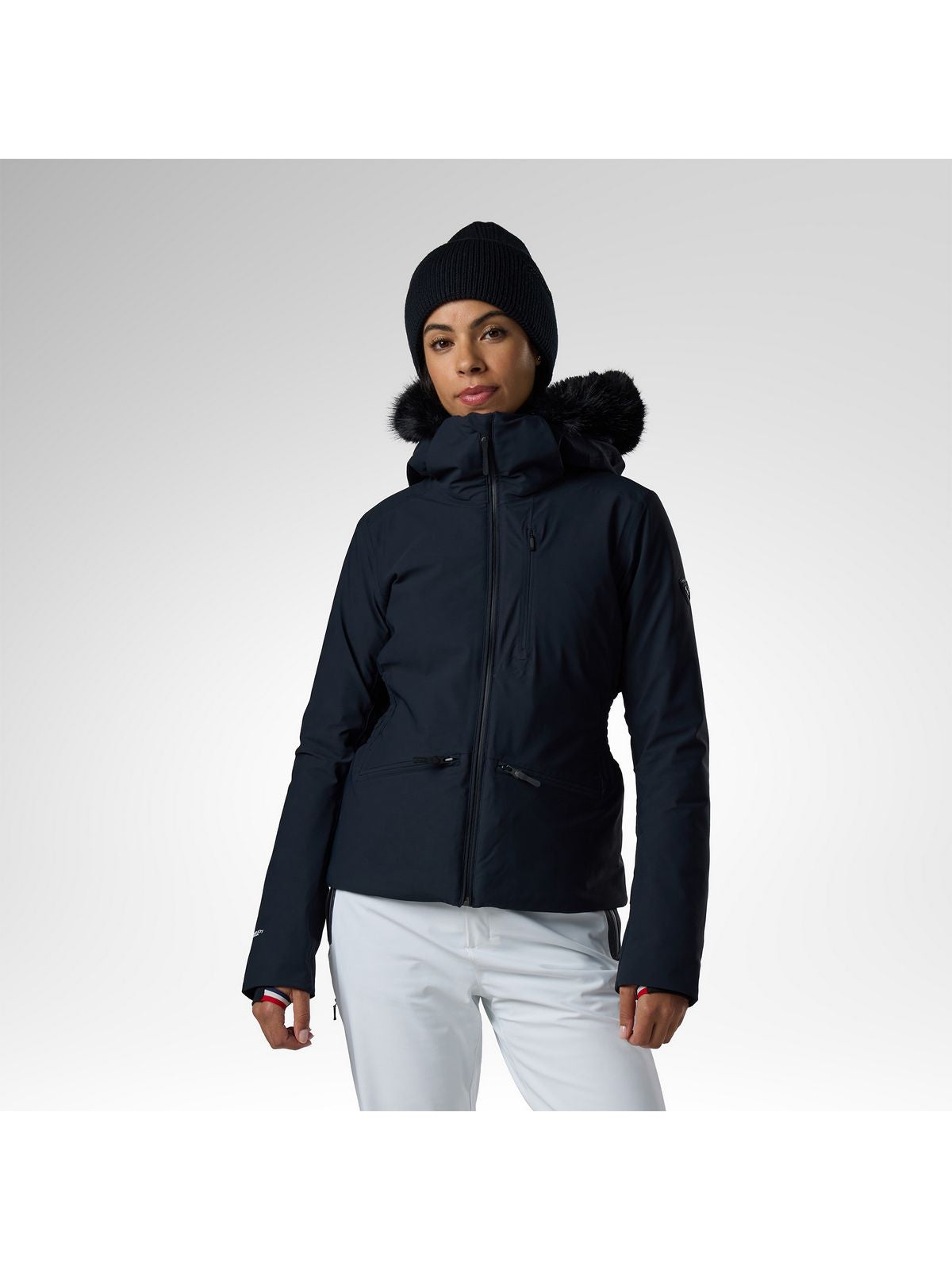 Kurtka narciarska damska ROSSIGNOL W Snowdazzle Insulated Ski Jkt czarna