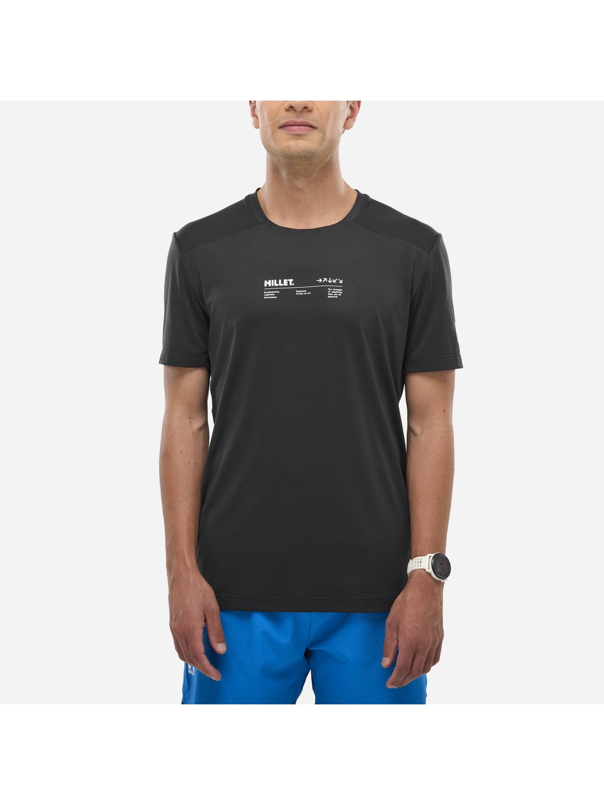 Koszulka MILLET INTENSE TS SS M czarny - Adventure Sports