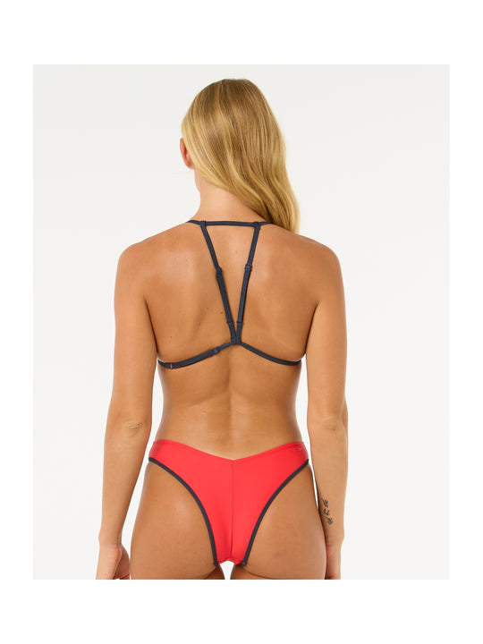 Stanik kąpielowy RIP CURL Pequenino Vv Tri czerwony

