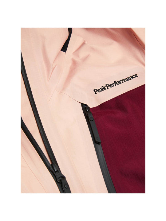 Kurtka PEAK PERFORMANCE W Vertical Gore-Tex Pro Jacket różowy
