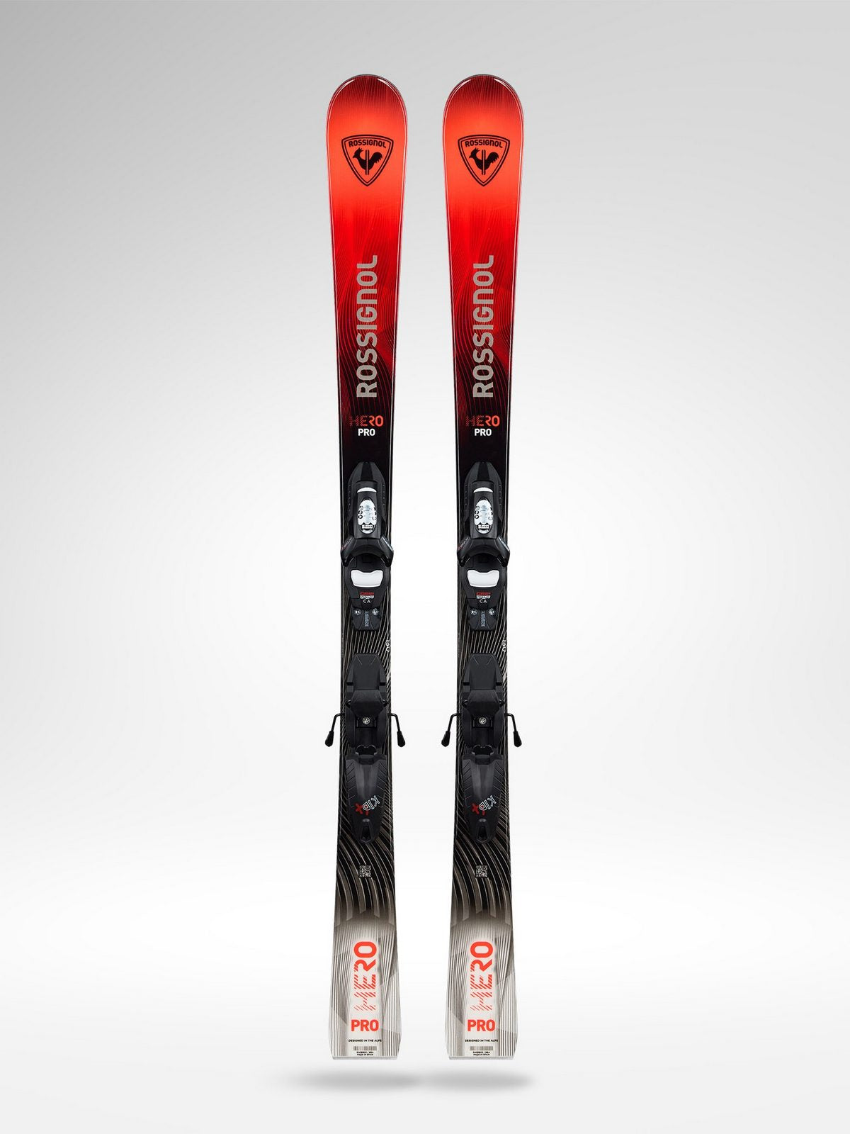 Narty dla dzieci ROSSIGNOL Hero Pro Multi-Event Kid-X + wiązania LOOK Kid 4 Gw B76 Black
