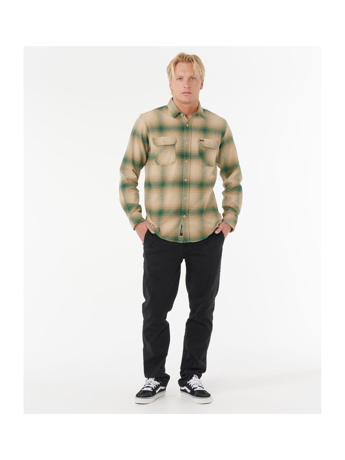 Koszula RIP CURL COUNT FLANNEL SHIRT zielona