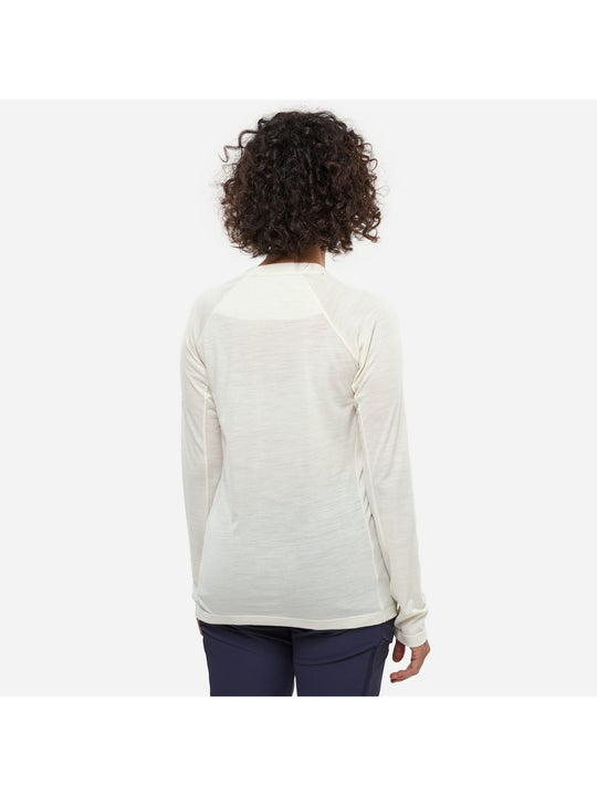 Koszulka damska MILLET Trilogy Wool Ts Ls W beżowa

