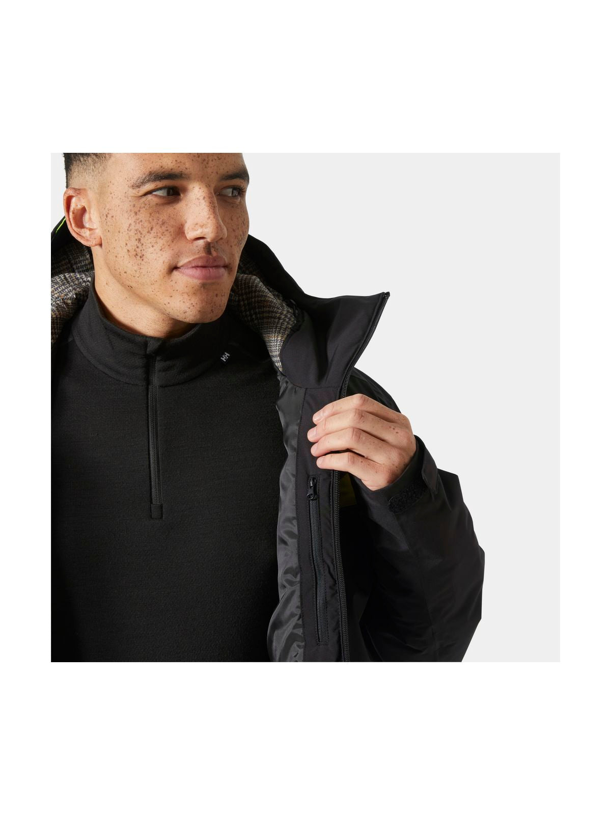 Kurtka narciarska męska HELLY HANSEN PANORAMA 2.0 INS JACKET czarna