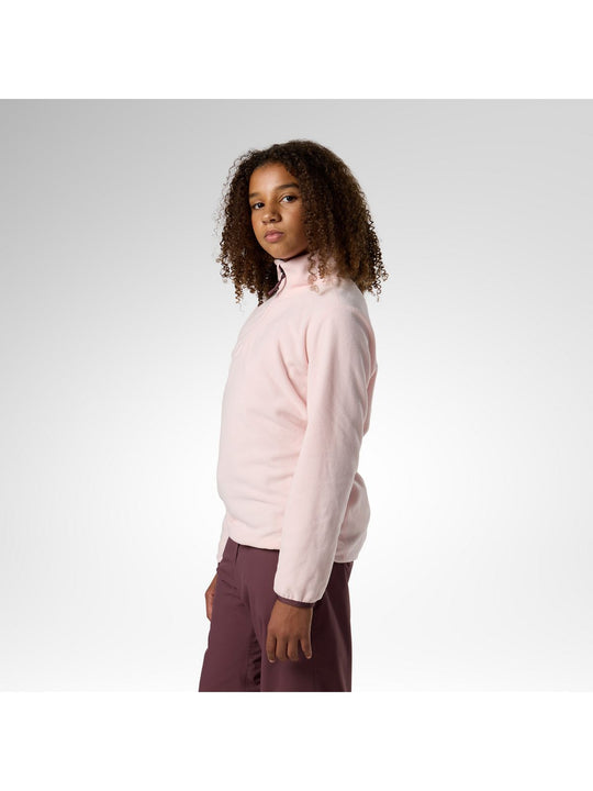 Bluza juniorska ROSSIGNOL Jr Quarter Zip Polar Fleece różowa
