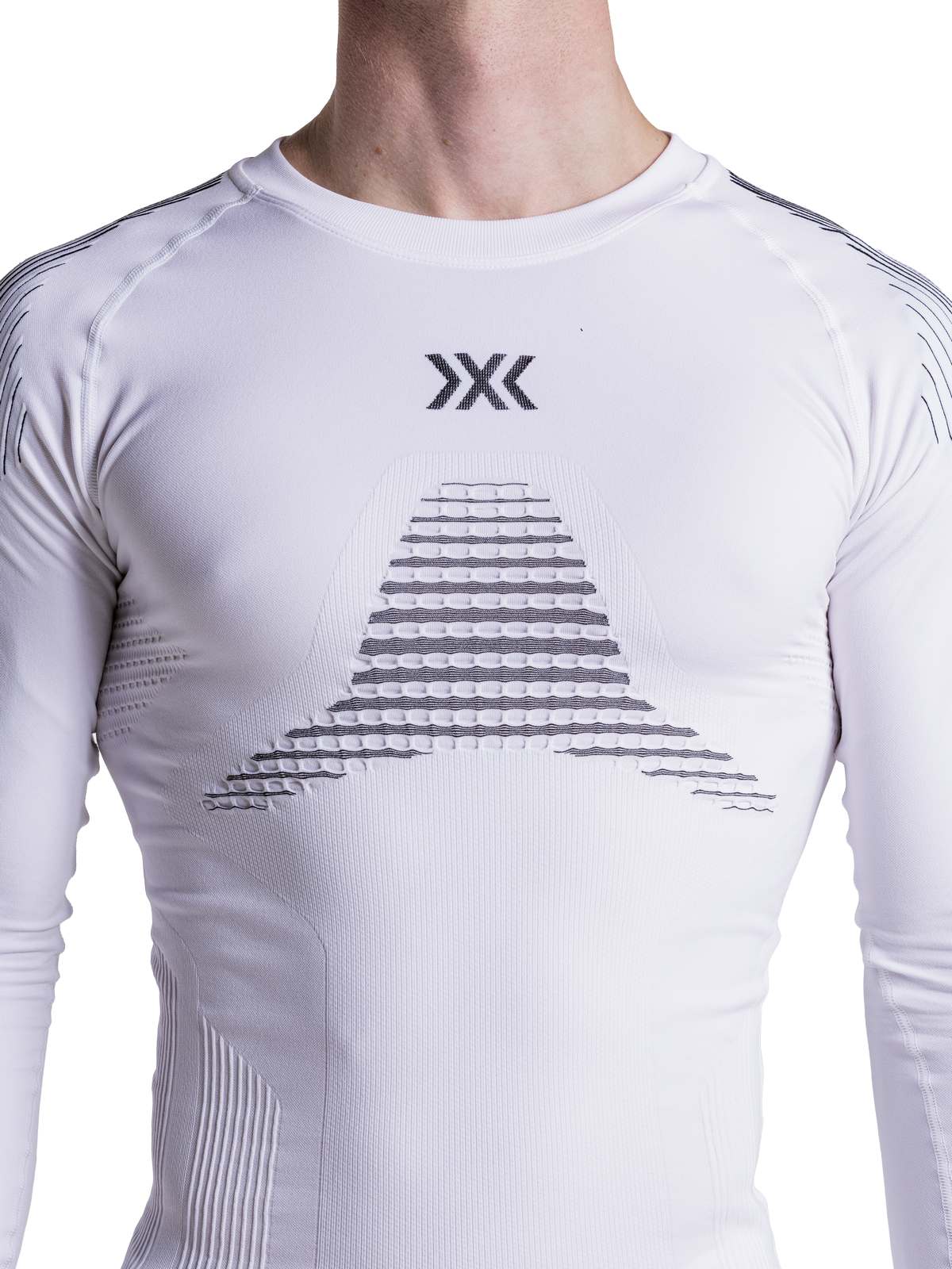 Koszulka męska X-Bionic Invent Shirt Ls X White