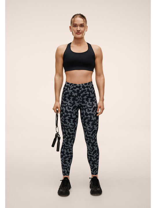 Legginsy damskie CASALL Essential Printed Tights niebieskie
