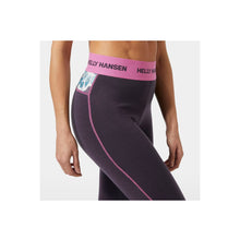 Spodnie damskie HELLY HANSEN W Lifa Merino Midweight Graphic Pant kolor czarny
