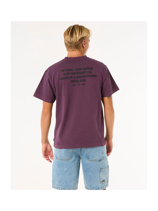 Koszulka RIP CURL Raw Energy Dolphin Tee fioletowy

