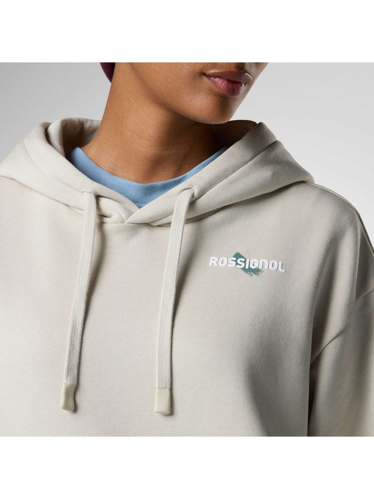 Bluza damska ROSSIGNOL W Waterfall Relax Hoodie szara