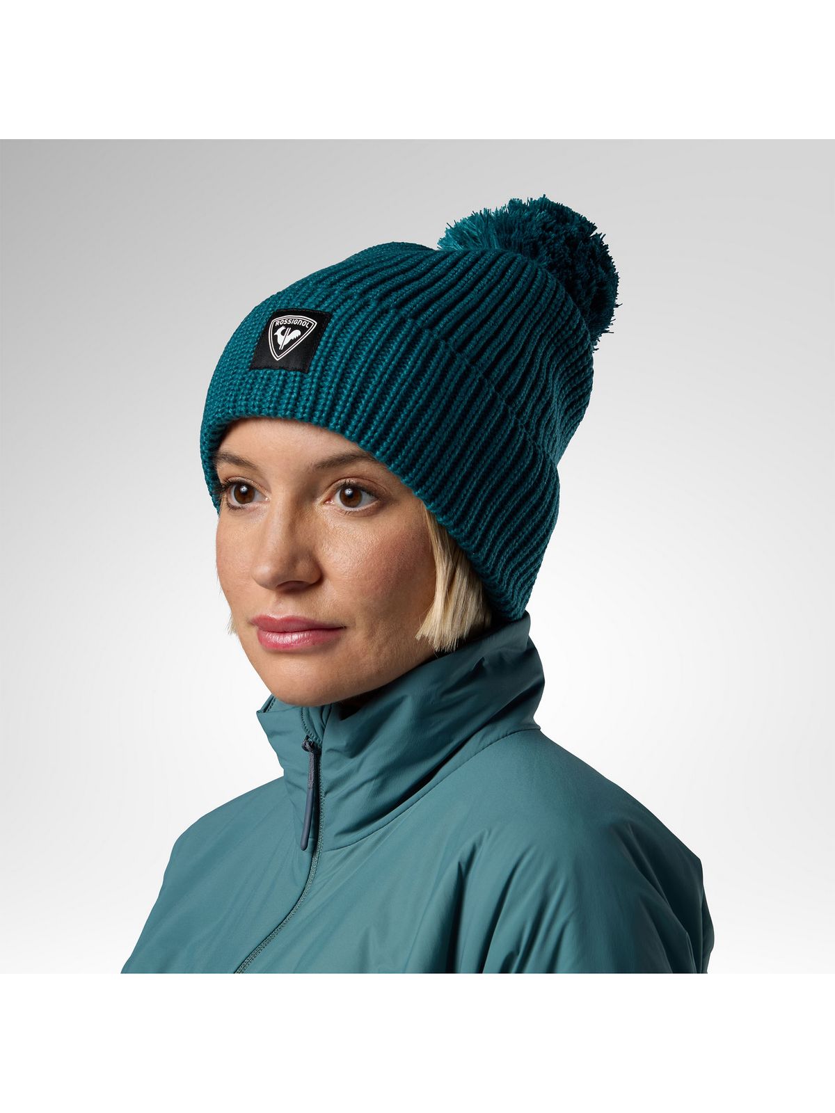 Czapka ROSSIGNOL Strawpile Pompom Beanie zielona