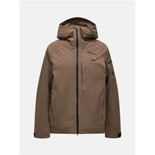 Kurtka narciarska męska PEAK PERFORMANCE Alpine GORE-TEX 2L Insulated Shell Jacket brązowa
