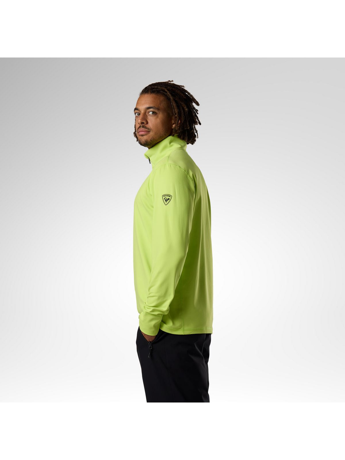 Bluza męska ROSSIGNOL Mid Layer Stretch Hz żółta