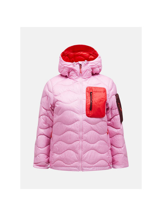 Kurtka puchowa damska PEAK PERFORMANCE Helium Utility Down Hood Jacket Women różowy

